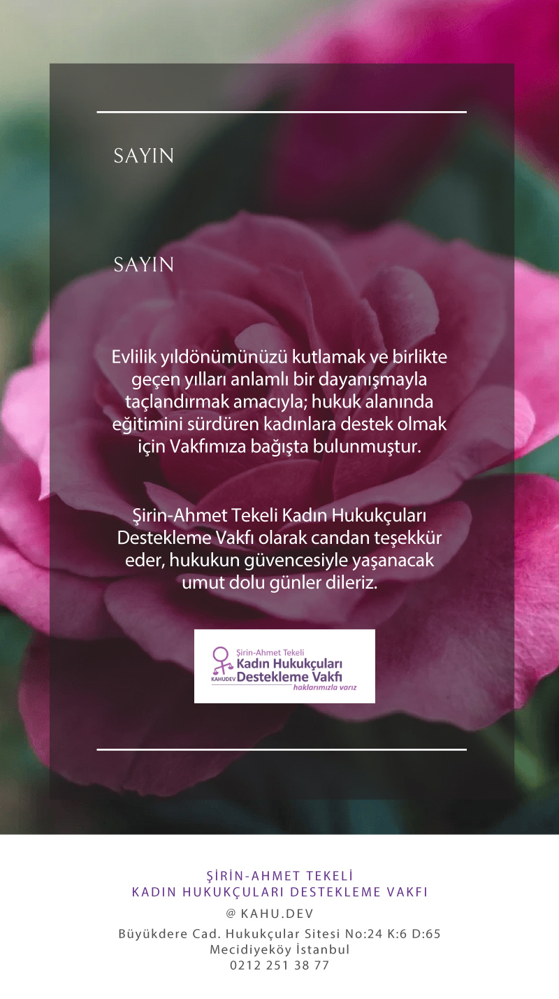 Evlilik Yıldönümü